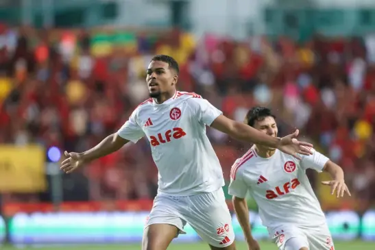 Gustavo Prado marcou pelo Internacional (Foto: Ricardo Duarte/Internacional)