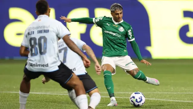 Facundo Torres fez o único gol do jogo (Foto: Cesar Greco/AI Palmeiras)