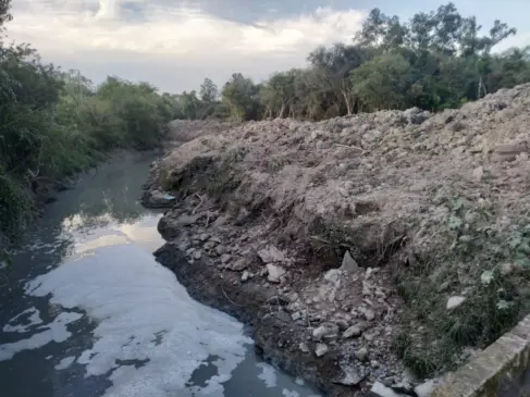 Fluxo de água é maior nos locais que receberam o desassoreamento
(Foto: Carlos Dickow)