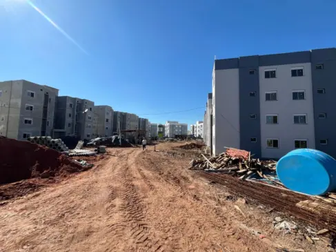 Obra está sendo executada pela ALM Engenharia e Construções (Fotos: Júnior Posselt/Folha do Mate)