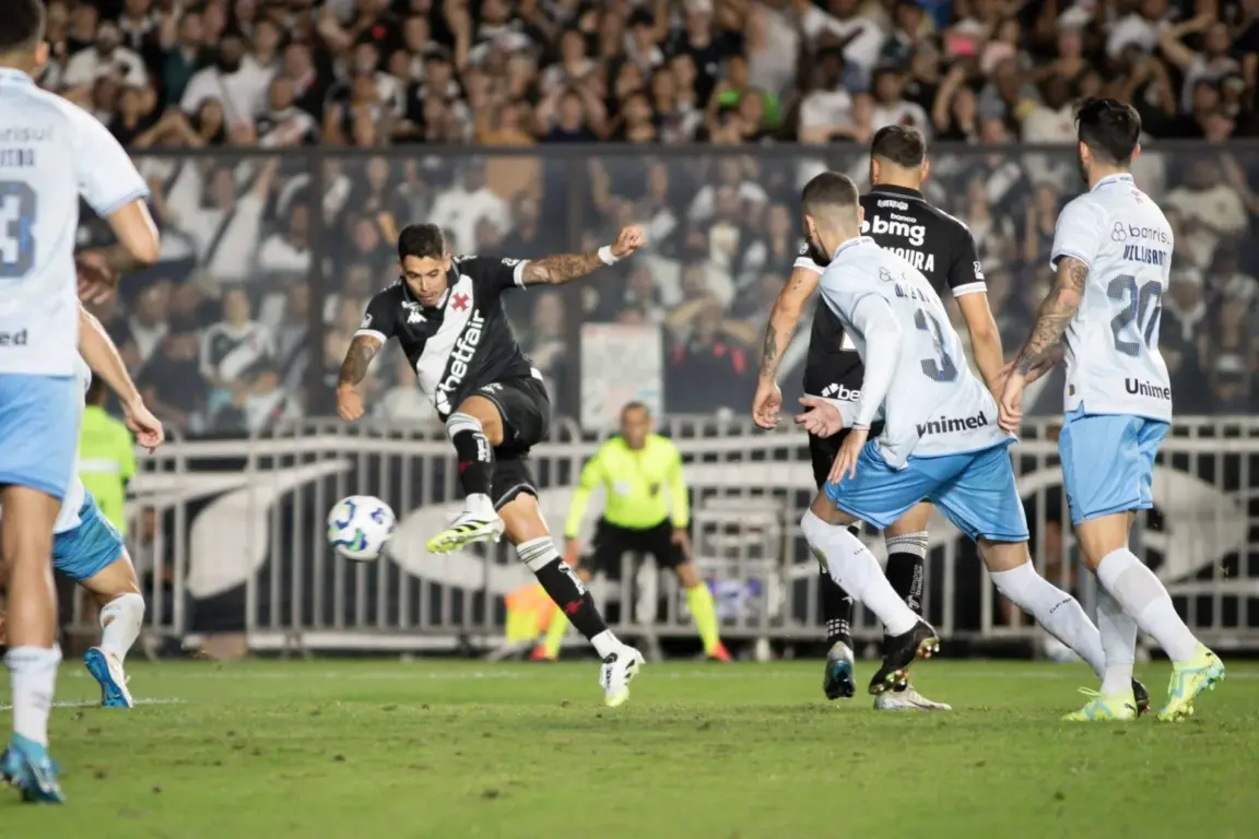 Lucas Freitas, do Vasco, abriu o placar (Foto: Matheus Lima/ Vasco da Gama)
