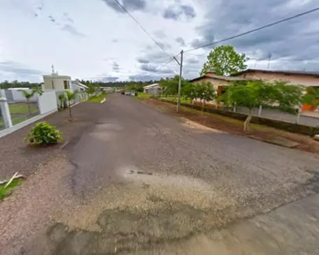 Rua Sargento Edson da Luz, no bairro Leopoldina (Foto: Assessoria da Prefeitura de Venâncio)