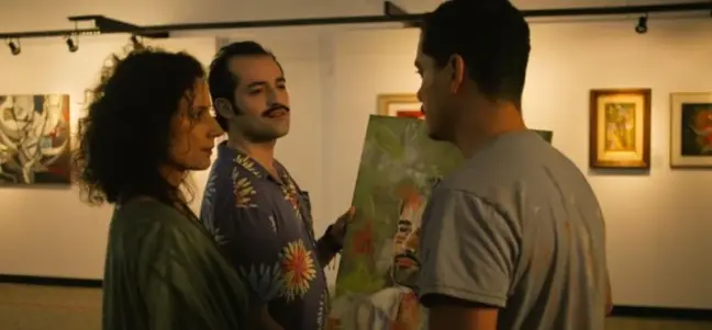  “O pintor” nasce de um roteiro de Castilhos, e conta a história de um artista dividido entre a rotina exaustiva de um emprego formal e o desejo de viver de sua arte. (Foto: Divulgação)