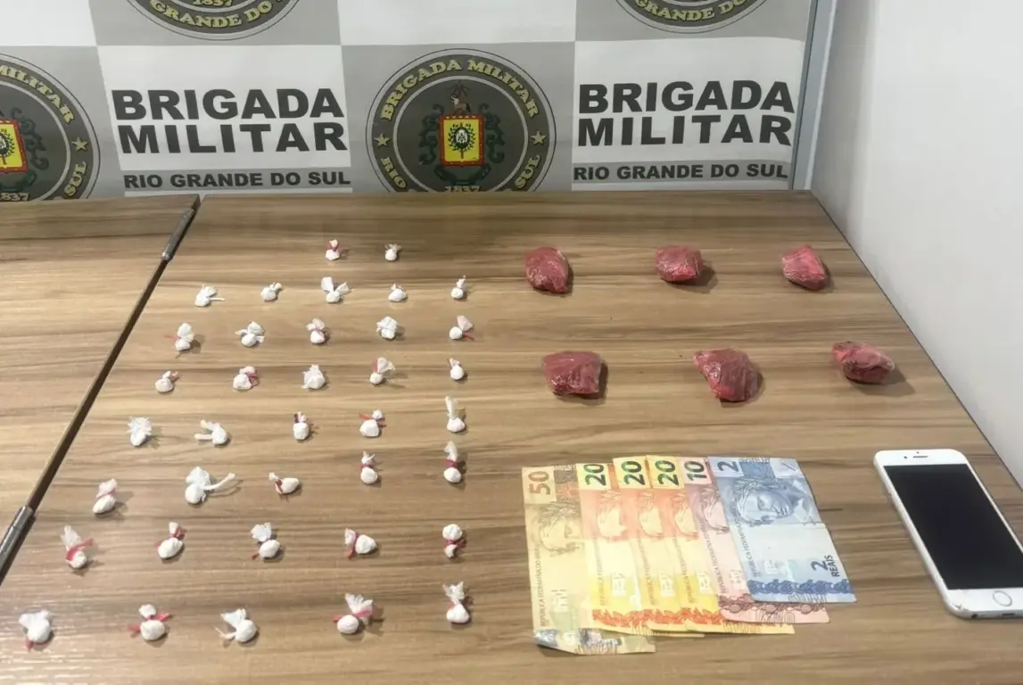 Ação da BM ocorreu nesta sexta-feira (Foto: Brigada Militar/Divulgação)
