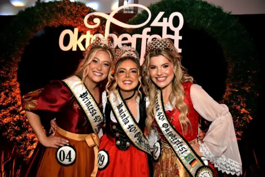 Amanda Werner, Rafaela Nicknig e Sofia Pretzel (Foto: Rodrigo Assmann)