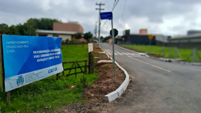 Rua João Alves foi contemplada com pavimentação dentro do lote 3 (Foto: Divulgação/Prefeitura de Venâncio)