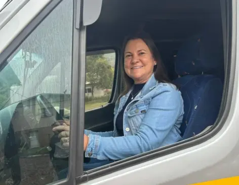 Elisabet Frey considera o apoio da família essencial para o novo desafio (Fotos: Arquivo pessoal)
