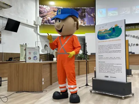 Limpito é a atual mascote da Secretaria de Meio Ambiente, Sustentabilidade e Bem-Estar Animal (Foto: AI Prefeitura)