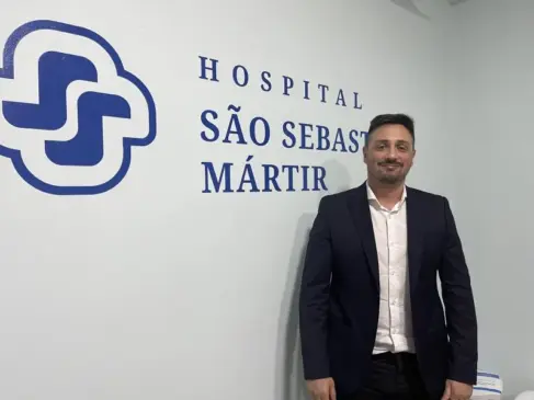 Marcelo Farinon está na presidência do HSSM desde julho de 2023 (Foto: Débora Kist/Folha do Mate)