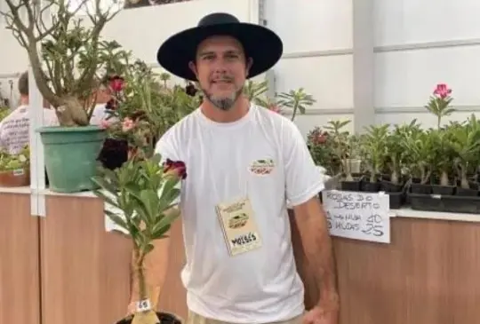 Moisés Ribeiro estará na Expointer com o empreendimento Rosas do Deserto