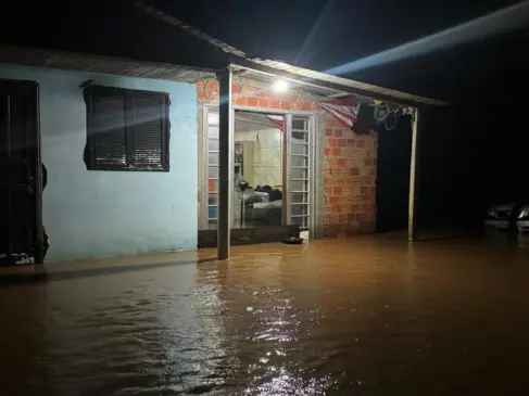 Em Passo do Sobrado, casas foram alagadas