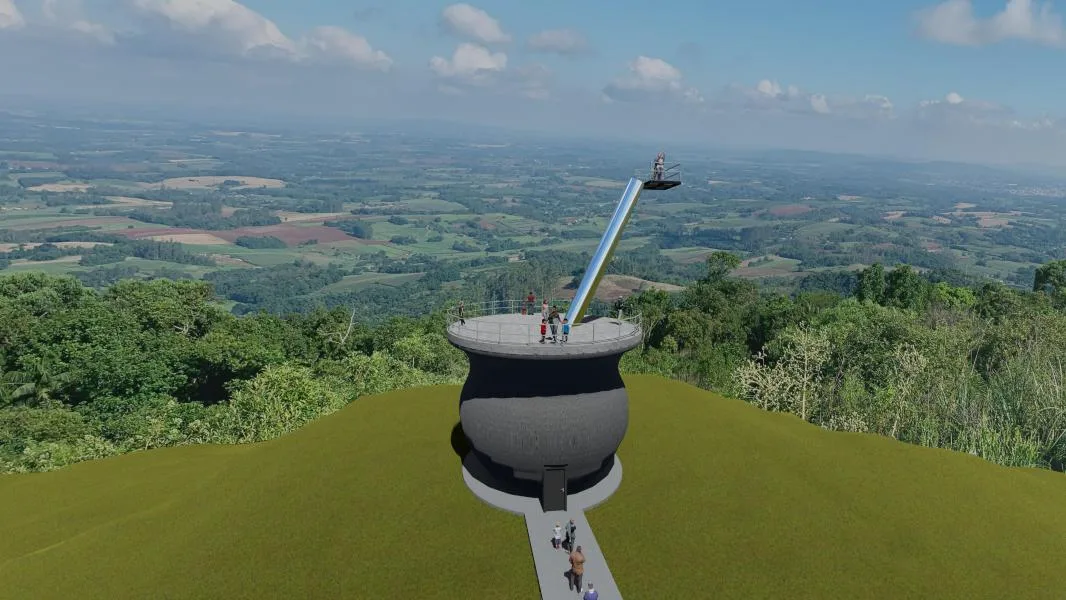 cuia de chimarrão gigante em Venâncio Aires