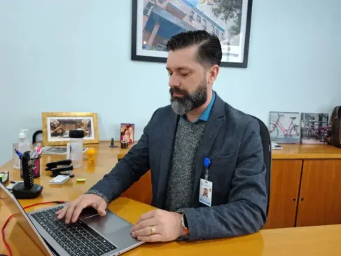Administrador do HSSM, Luís Fernando Siqueira, destaca que hospital precisa apresentar projetos (Foto: Débora Kist/Folha do Mate)