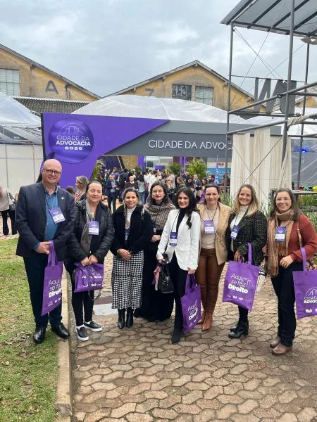 Representantes da subseção de Venâncio Aires marcaram presença no evento ‘Cidade da Advocacia’, em Porto Alegre (Foto: Divulgação)