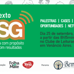 Contexto ESG ocorre na quinta-feira