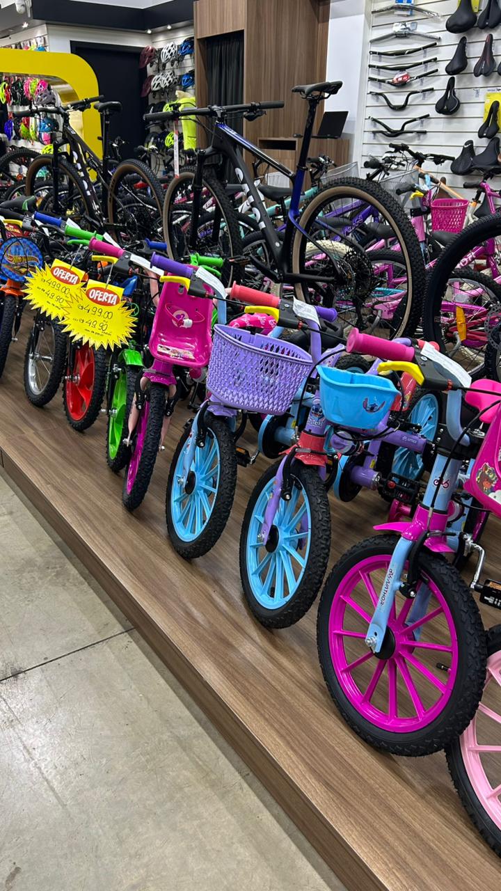 Arly Bikes oferece diversos produtos relacionados a bicicletas
(Foto: Divulgação) Arly Bikes oferece diversos produtos relacionados a bicicletas
(Foto: Divulgação)