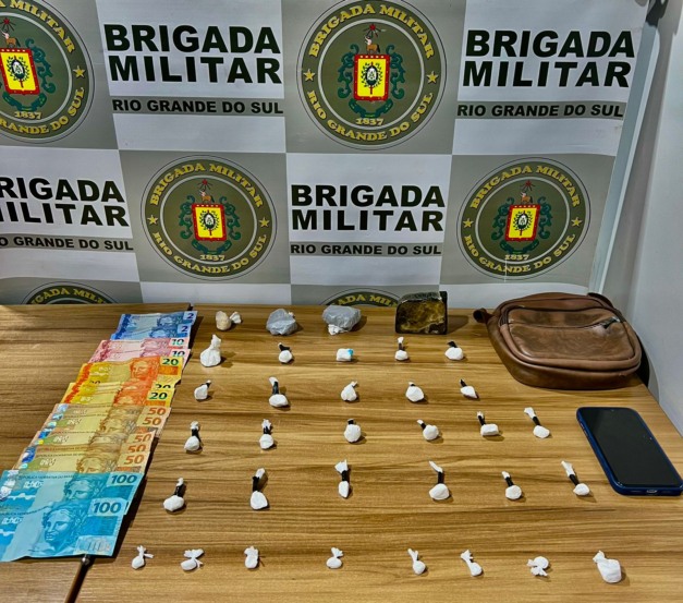 Ocorrência foi registrada na noite desta sexta-feira, 10, no bairro Gressler (Foto: Divulgação/Brigada Militar)