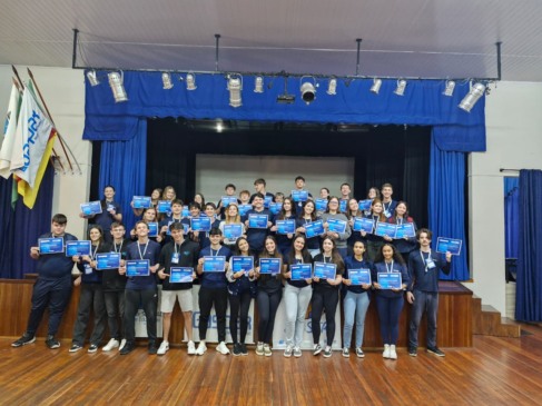 Alunos foram premiados por projetos de inovação em diferentes áreas
(Foto: Divulgação)