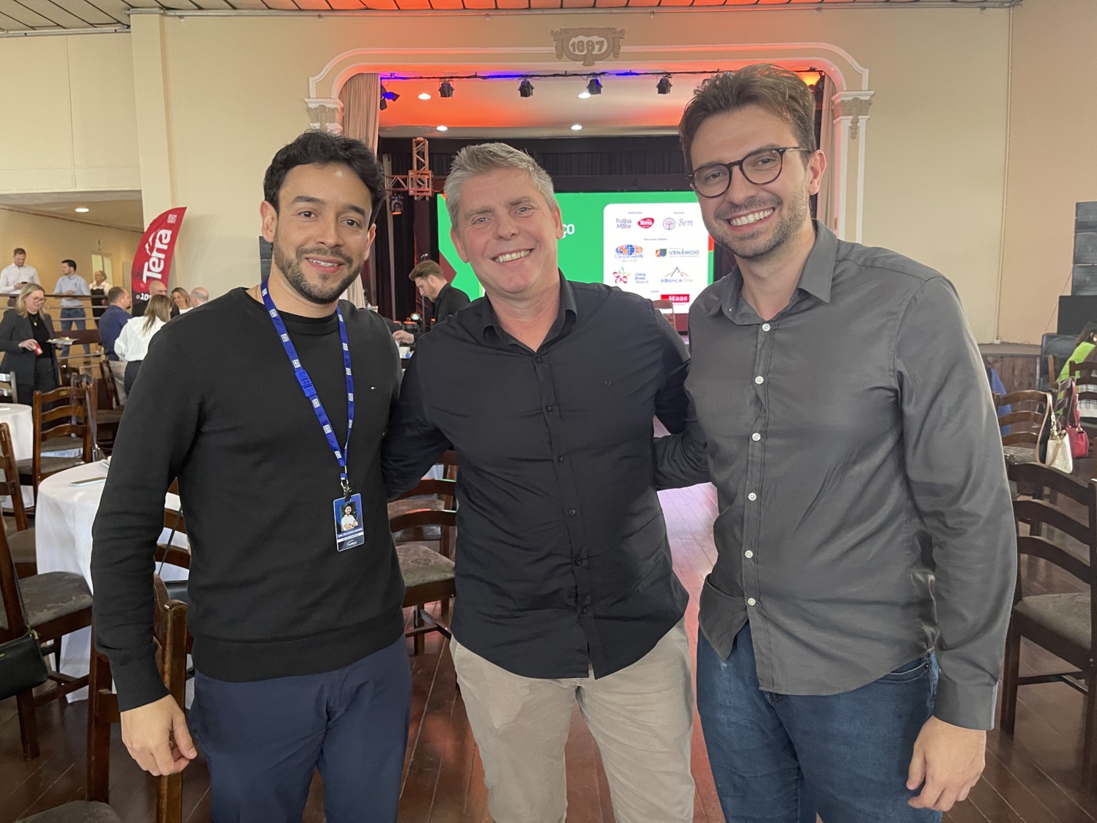 Lucas Cancio, Carlos Aberto Achterberg e João Arthur Krug (Solled Energia)