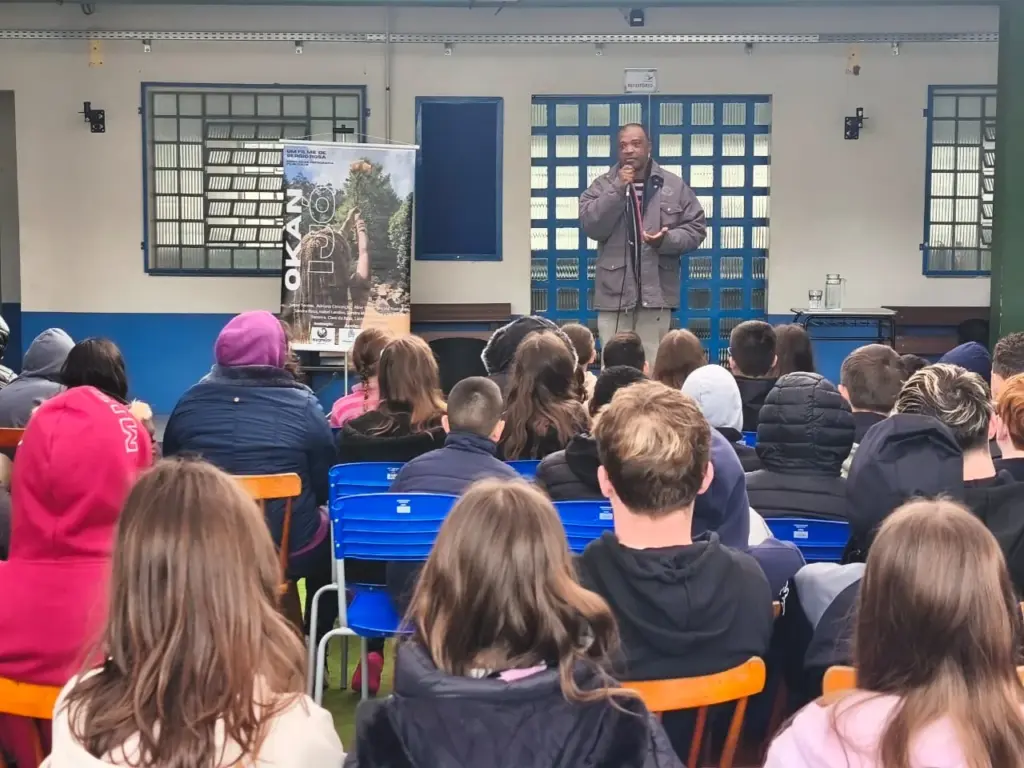 Sergio Rosa esteve em Santa Cruz do Sul (Foto: Divulgação)