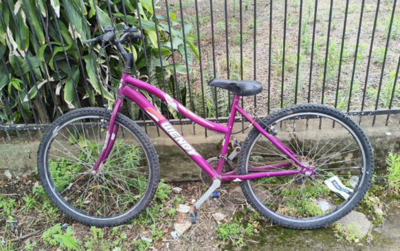 Bicicleta feminina foi entregue na Delegacia de Polícia (Foto: João Araújo/Departamento de Trânsito/Divulgação) Bicicleta feminina foi entregue na Delegacia de Polícia (Foto: João Araújo/Departamento de Trânsito/Divulgação)