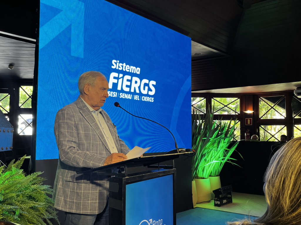 Presidente da Fiergs, Claudio Bier, na abertura do evento (Foto: Juan Grings) Presidente da Fiergs, Claudio Bier, na abertura do evento (Foto: Juan Grings)