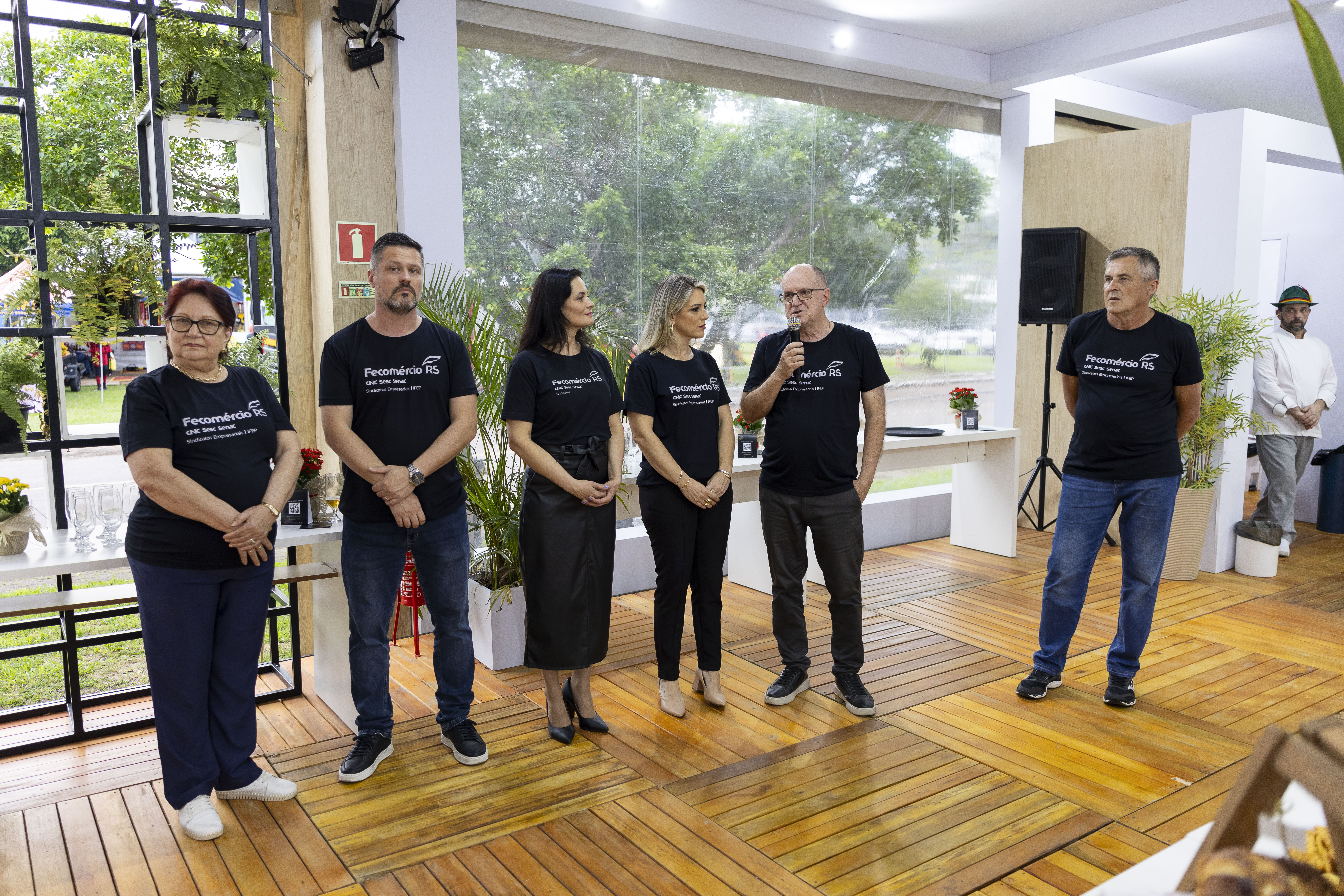 Evento reuniu imprensa regional do estande do Fecomércio