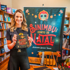 Alessandra Bischoff Fischer é autora do livro infantil 'Sinimbu e o Conto de Natal' (Foto: Divulgação)