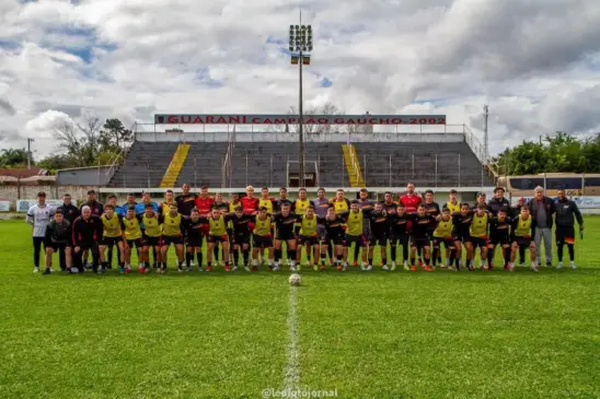 Depois do jogo-treino contra o Siapergs, o Guarani volta as atenções agora o amistoso contra o Esportivo. (Foto: Leandro Osório/Divulgação)