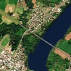 Projeto mostra local da ponte que ligará Cruzeiro do Sul, próximo à divisa de Lajeado, com Estrela