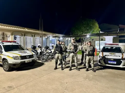 BM realiza operação de combate à criminalidade em Venâncio e Mato Leitão