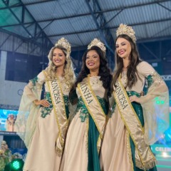 Taliana, Maiéle e Fátima (Foto: Júlia Brandenburg/Folha do Mate)
