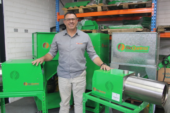  Itor da Rosa Júnior é um dos responsáveis pelo projeto
(Foto: Leonardo Pereira/Folha do Mate)