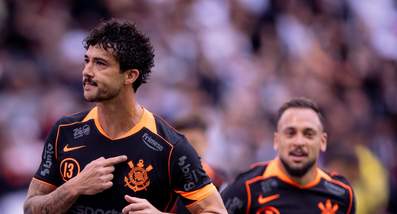 Gustavo Henrique fez o primeiro gol (Foto: Rodrigo Coca/Agência Corinthians)