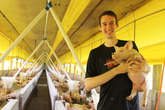 Como produtor rural, Hickmann também aplica o que pesquisa (Foto: Arquivo/Folha do Mate)