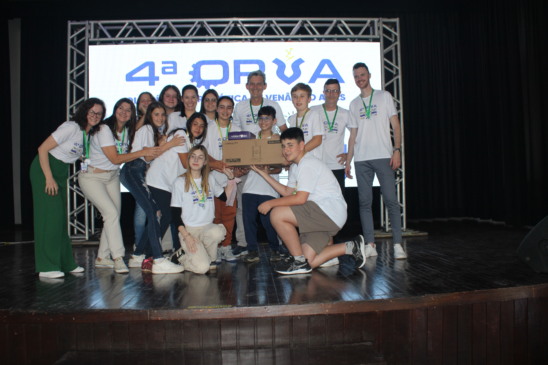Escola Dom Pedro II levou o primeiro lugar (Foto: Leonardo Pereira/Folha do Mate)