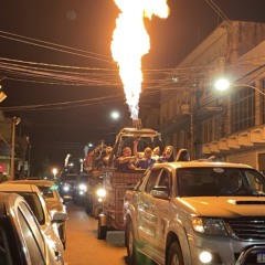 Carreata passou pelas principais ruas de Venâncio (Fotos: Júnior Posselt/Folha do Mate)