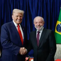 Trump e Lula se reuniram há alguns meses (Foto: Ricardo Stuckert/PR)