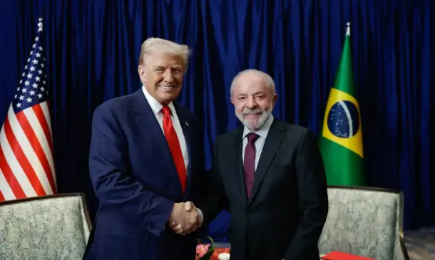 Trump e Lula se reuniram há alguns meses (Foto: Ricardo Stuckert/PR)