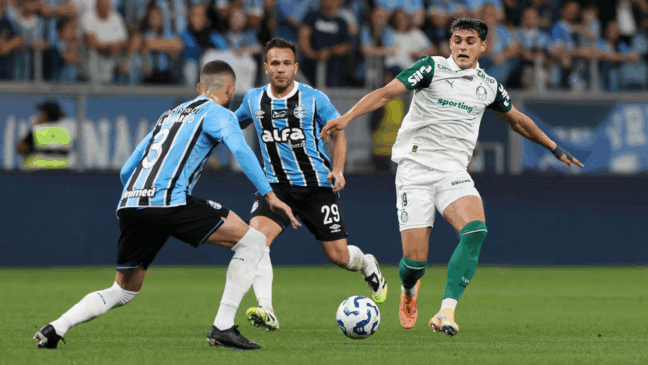 Grêmio e Palmeiras se enfrentaram na noite desta terça (Foto: Cesar Greco/Palmeiras)