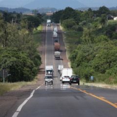 Atualmente, a RSC-453 é administrada pela Empresa Gaúcha de Rodovias (EGR)
(Foto: Alvaro Pegoraro/Folha do Mate)
