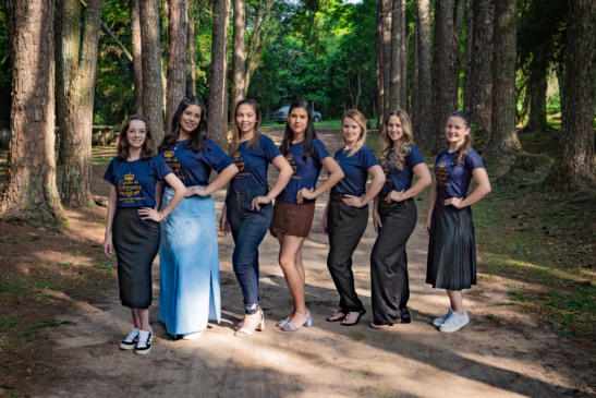 Sete candidatas concorrem ao título de soberana (Foto: Guilherme Fotógrafo/ Divulgação)