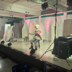 Teatro do Tio Tony se apresentou na noite de segunda (Foto: Leonardo Pereira/Folha do Mate)