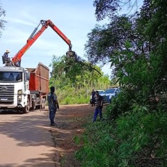 Equipe de Limpeza Urbana atuará no local durante todo o dia (Foto: AI Prefeitura)