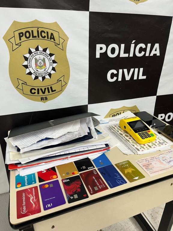 Esquema envolvia promessas falsas de devolução de valores, supostos bloqueios de grandes quantias (Foto: Divulgação/ Polícia Civil)