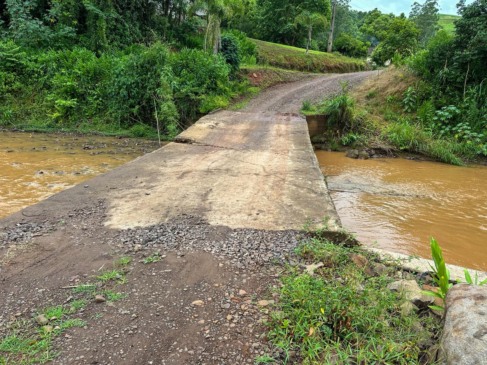 Ponte de Linha Arroio Grande foi cadastrada para recursos do Estado (Foto: AI Prefeitura)