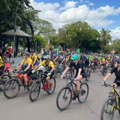 Largada do passeio foi na Travessa São Sebastião Mártir (Foto: Juan Grings)