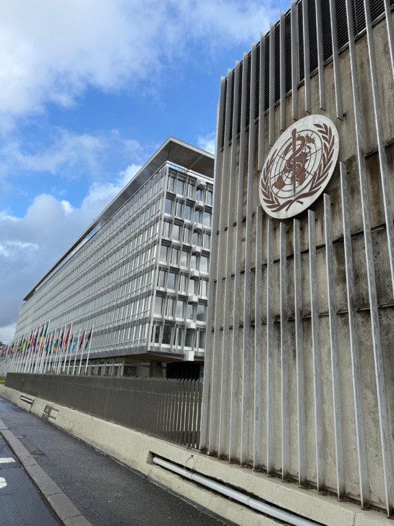 sede da OMS em Genebra