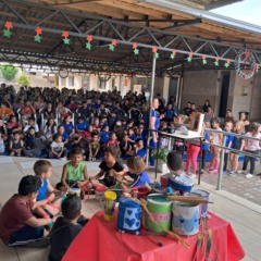 Festival teve a presenção de alunos da Emef Dois Irmãos e EEEM Crescer (Foto: AI Prefeitura)