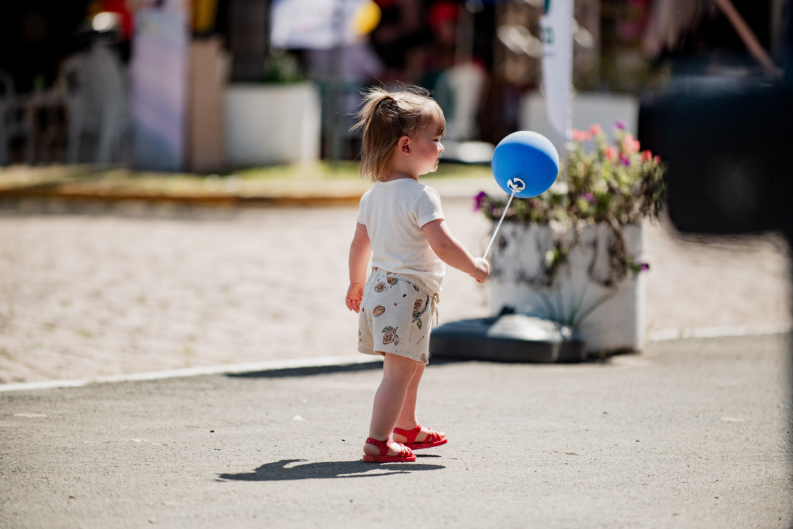 Público infantil conta com uma série de diversões ao longo da programação do Festival de Balonismo (Foto: Agência Traço D)